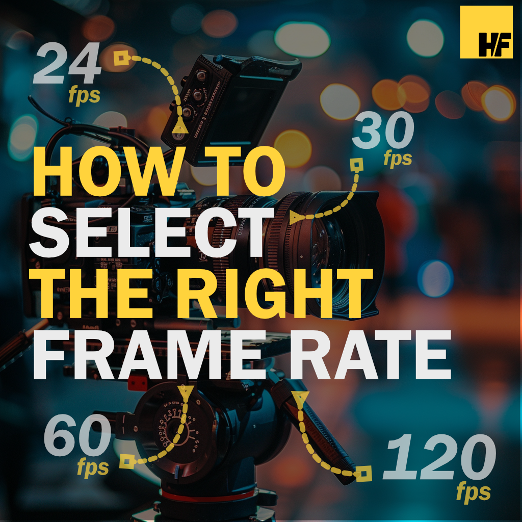 How to choose the right frame rate for your video project.